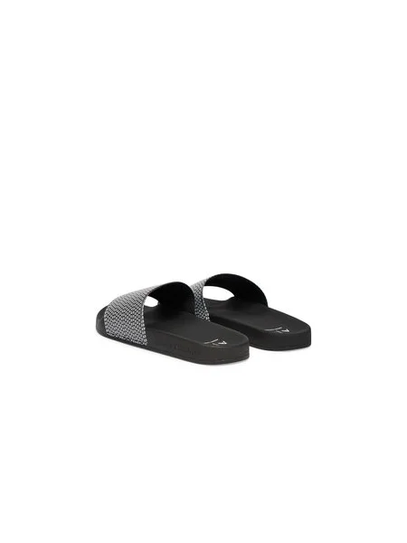 Šľapky Armani Exchange čierna