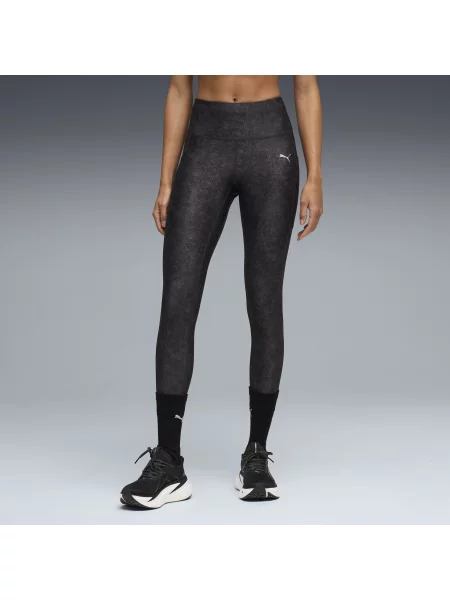 PUMA legginsy Run Velocity z nadrukiem OdzieÅ¼ S czarny