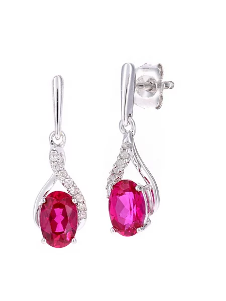DIAMANT LETERNEL Náušnice strieborná