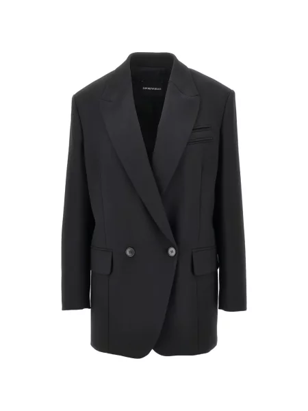Sacou Emporio Armani cu două rânduri de nasturi negru