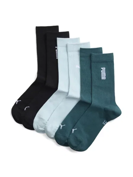 Klasyczne skarpety unisex PUMA 3 pary Akcesoria zielony