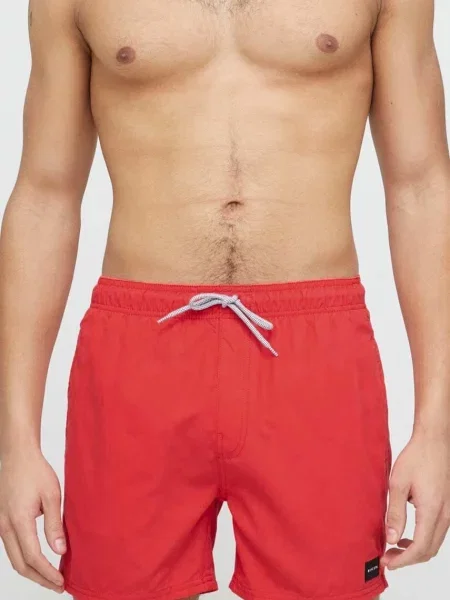 Плувни шорти Rip Curl червено