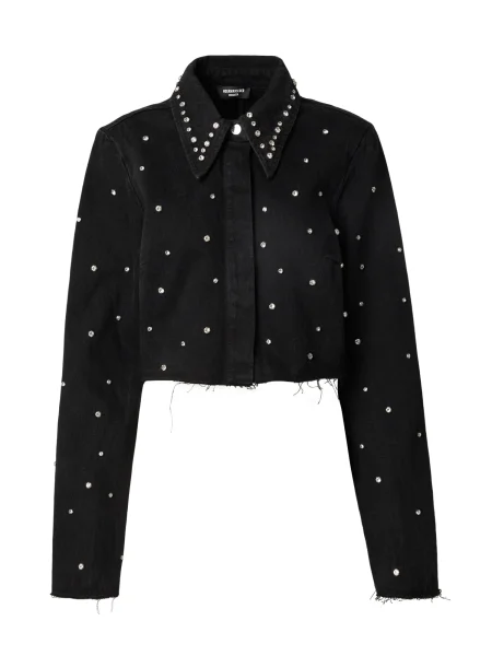 Hoermanseder x About You Bluză Fabiola metalic gri