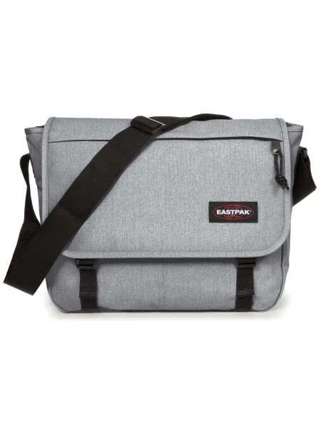 EASTPAK Torba preko telesa pegasto siva / rdeča / črna bela