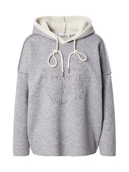 Zwillingsherz Pulover pegasto siva bela