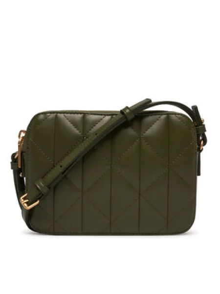 Rankinė Calvin Klein Quilted Double Zip Camera Bag Smėlio žalia