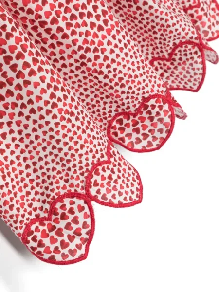 Sukienka midi dziecięca Stella Mccartney czerwona