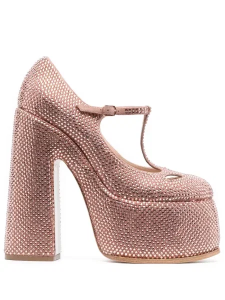 Pantofi cu toc Casadei roz