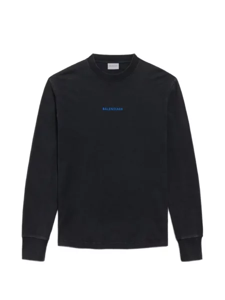 Lung tricou Balenciaga negru