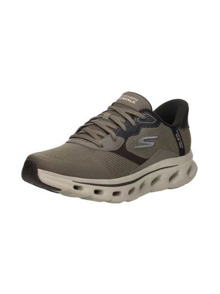 Sneakersy Skechers brązowe