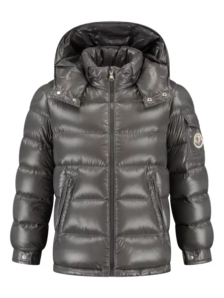 Kurtka puchowa dziecięca Moncler Enfant szara