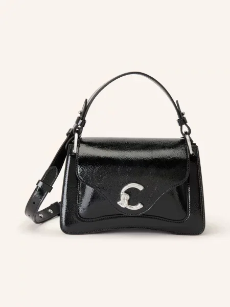 Coccinelle torebka crossbody skórzana czarna