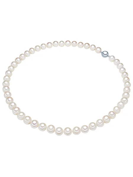 Palton Valero Pearls cu perle alb