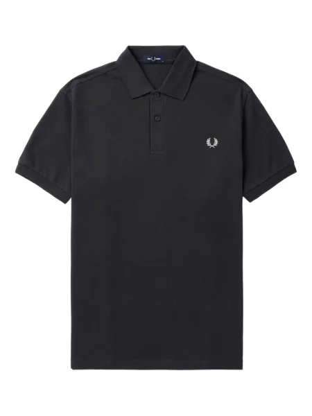 Polo Fred Perry cu broderie gri