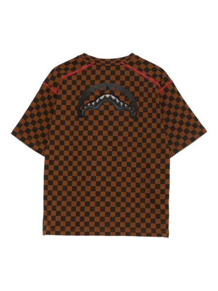 Koszulka dziecięca Sprayground Kid brązowa