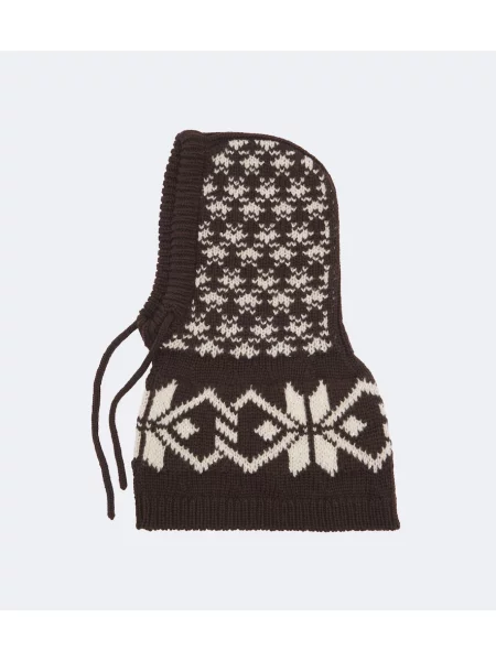 Căciulă Moncler de lână maro