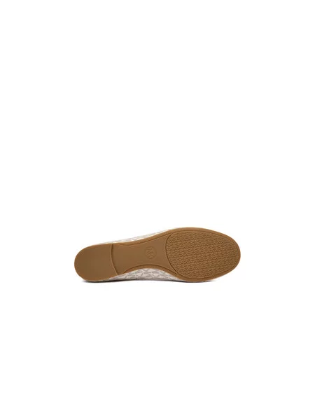 MICHAEL Michael Kors Balerinke Mandy Flat Écru