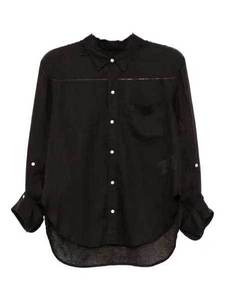 Lniana koszula Citizens Of Humanity brązowa