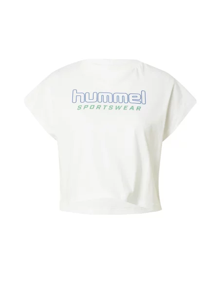 Hummel Tricou albastru / verde alb