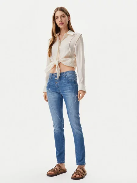 Jeans hlače Please modra