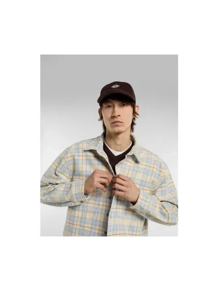 Menčestrová šiltovka Dickies hnedá
