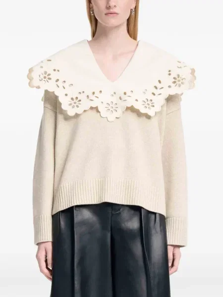 Sweter Altuzarra z dekoltem w serek