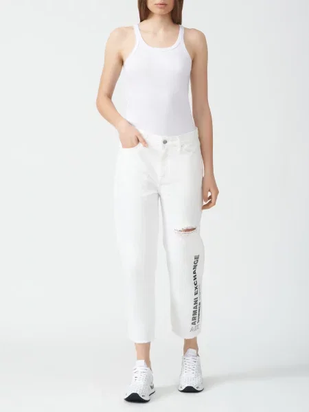 Джинси Armani Exchange білі