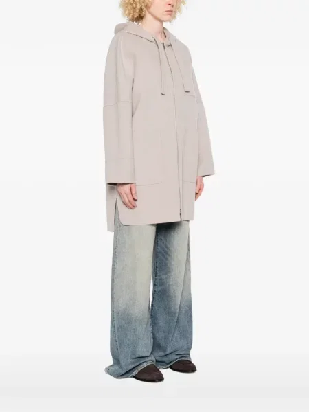 Płaszcz S Max Mara z kapturem