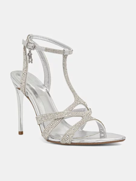 Обувки с тънък Steve Madden Scope сребристо