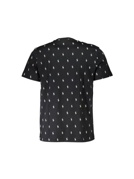 Polo Ralph Lauren t-shirt piżamowy wzorzysta czarny