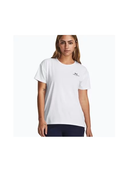Тренувальна футболка Under Armour Rush Energy біла/чорна біла