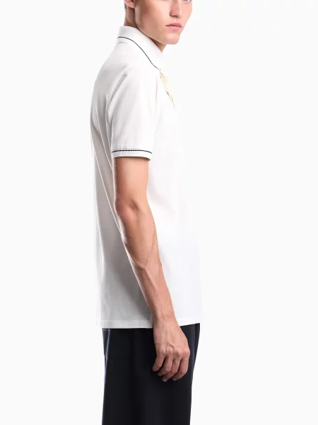 Поло Emporio Armani білий