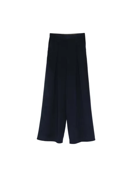 Spodnie Max Mara niebieskie