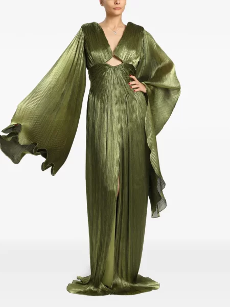 Rochie maxi Miau By Clara Rotescu verde