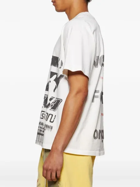 Tricou Rrr123 cu imagine alb
