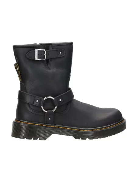 Botki Dr. Martens skórzane czarne