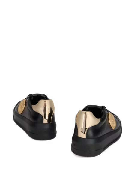 Маратонки Love Moschino със сърца черно