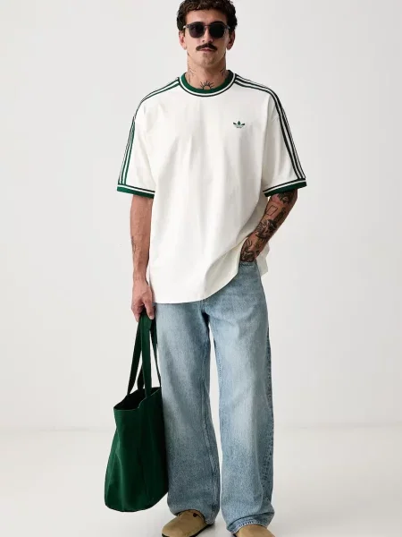 Adidas Originals tričko pánske béžová