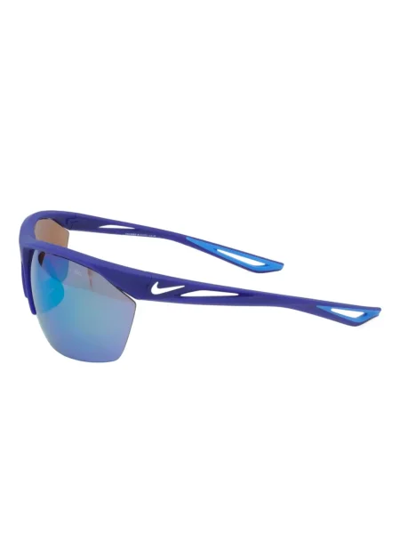 Ochelari de soare Nike cu cordon din jerseu cu imprimeu abstract gri