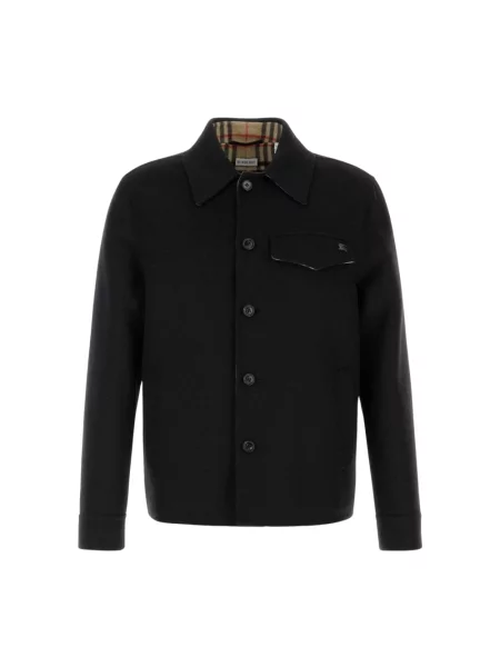 Kurtka Burberry wełniana czarna