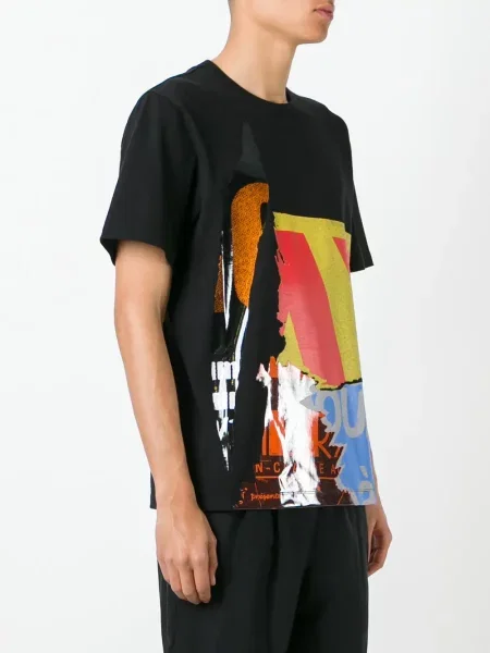 Majica Juun.j s printom crna