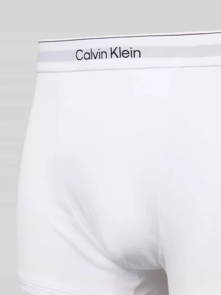 Majtki z elastycznym paskiem z logo w zestawie 3 szt. Calvin Klein Underwear biały