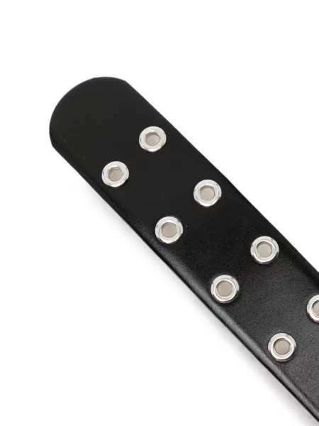Cu centură curea Toga din piele negru