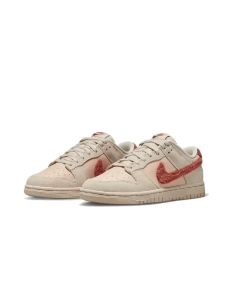 Sneakersy Nike Dunk frotte beżowe
