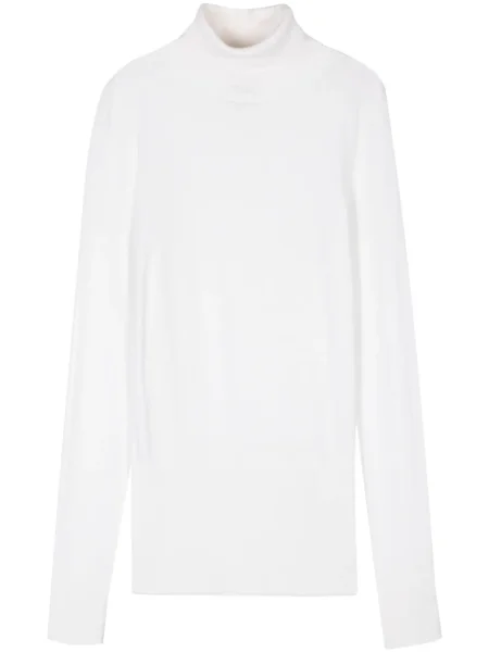 Pulover Aeron din lână merinos alb