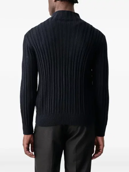 Cardigan Armani Exchange tricotate albastru