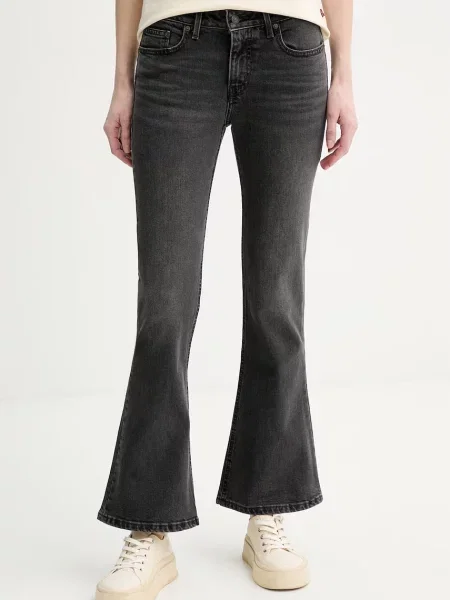 Levi's jeans LOW SLIM BOOT negru