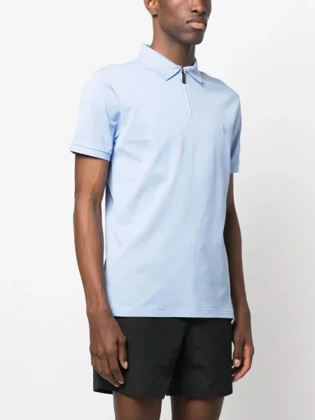 Къс поло тениска Polo Ralph Lauren синьо