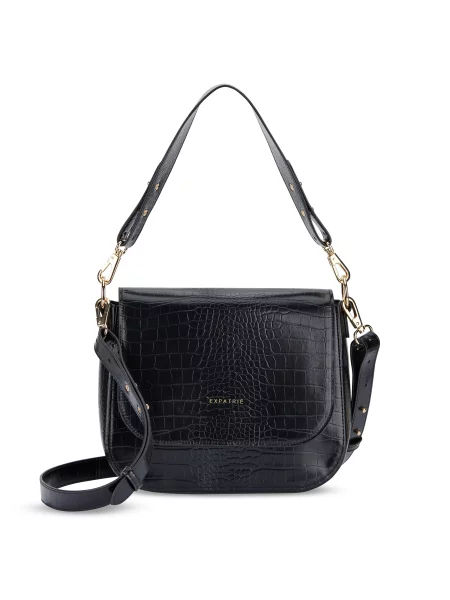 Expatrié Torba za čez ramo Louise Large zlata črna
