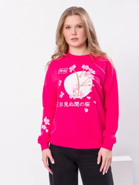 Світшот Носи своє бавовна/поліестер червоний